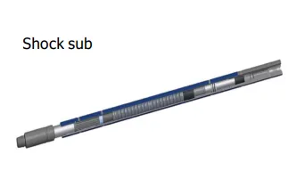 Shock sub, amortiguador de vibración para la sarta de perforación