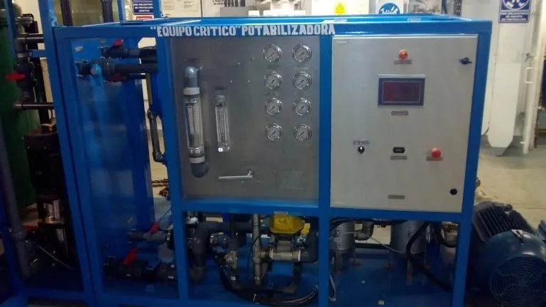 Panel de control de planta potabilizadora