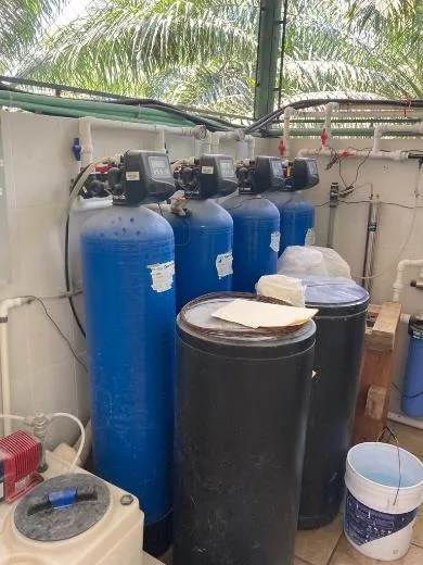 Tanques de filtración con válvulas automáticas